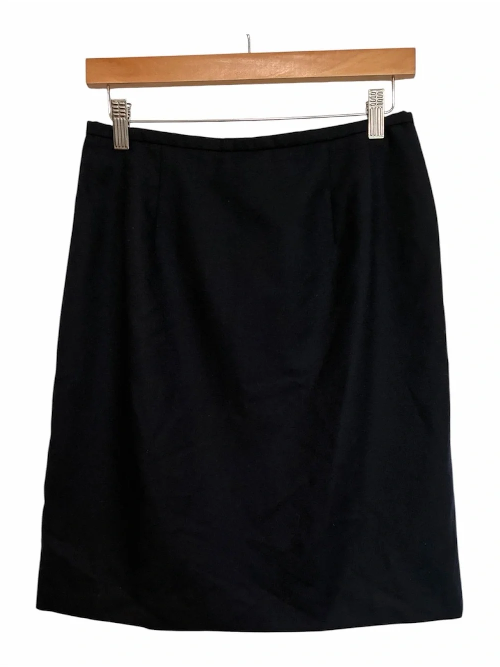 Harve Benard Wool linedVintage Navy Pencil Skirt